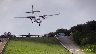 St Barth Amazing Plane landing and Takeoff footage at Gustaf III Airport