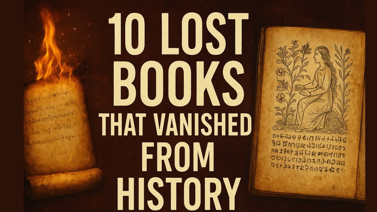 10 Most Mysterious Lost Books in History mystery book recommendations thriller book recommendations