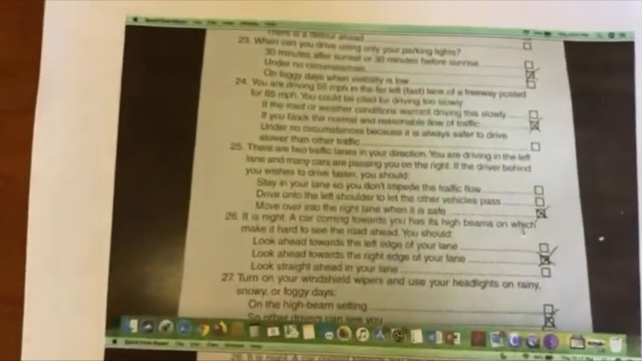 DMV WRITTEN TEST CALIFORNIA 2022 ACTUAL EXAM Tips and Tricks