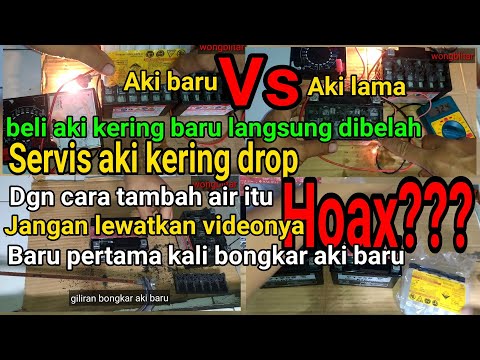 Merawat Aki Motor dan cara mengisi air Aki Motor, aki motor perlu perawatan secara rutin sehingga ma. 