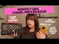 MONTHLY Q&amp;A + 2023 CHANEL PRICE INCREASE, CELINE &amp; DIOR BAGS