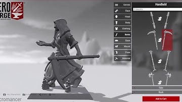 HERO FORGE Creations; Necromancer