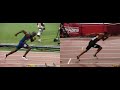 200m startingblocks noah lyles vs andre de grasse slowmotion