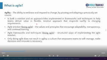 What is Agile | PRINCE2 Agile® Foundation (Version 2) | PeopleCert | AXELOS | 1WorldTraining.com