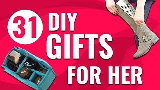 DIY Gifts for Her - Handmade Presents for Mom, Wife, Sister, Girlfriend #diygifts