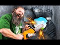 World's Strongest Man vs GIANT Steel Box!