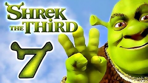 Shrek The Third Walkthrough Part 7 (PS2, PSP, Wii, PC) Ice Lake & Cave