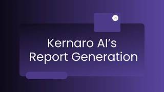 Kernaro AI Hub's Report Builder | Business-Ready Word & Excel Exports | Sparx Systems