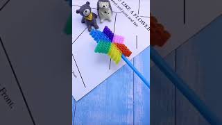 how to make bubble wand with straws#easycraft#motoractivity#game#fun
