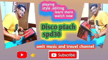 Instrumental disco song octapad cover  II #spd30 #drumsmusic #octapadpatch #tutorialvideo #ytstudio