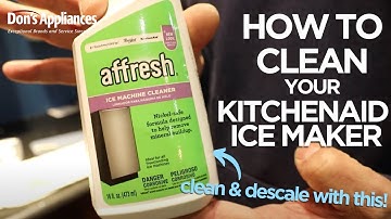 How to Clean and Descale Your Ice Maker | KitchenAid Ice Maker