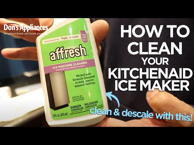 How to Clean and Descale Your Ice Maker