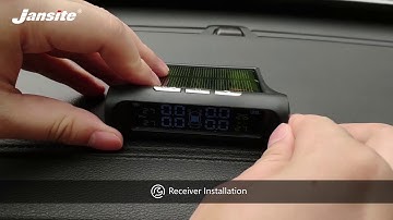 Jansite Wireless Solar Tire Pressure Monitor System with 4 external sensors
