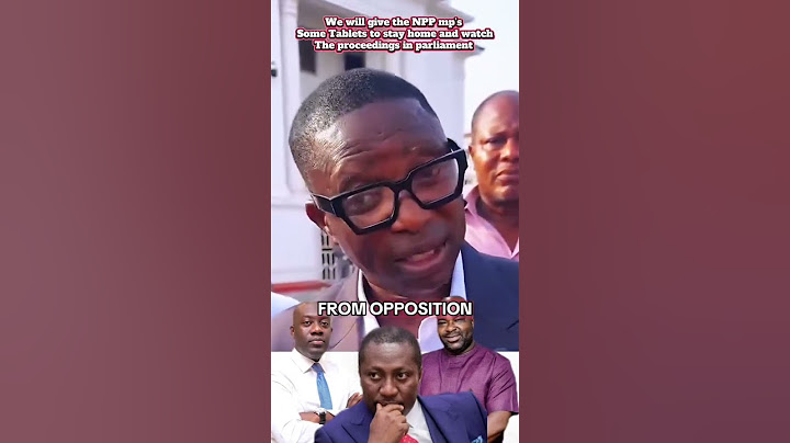 Npp MPs are now observers #ndc #johnmahama #ghanapolitics #npp #drbawumia