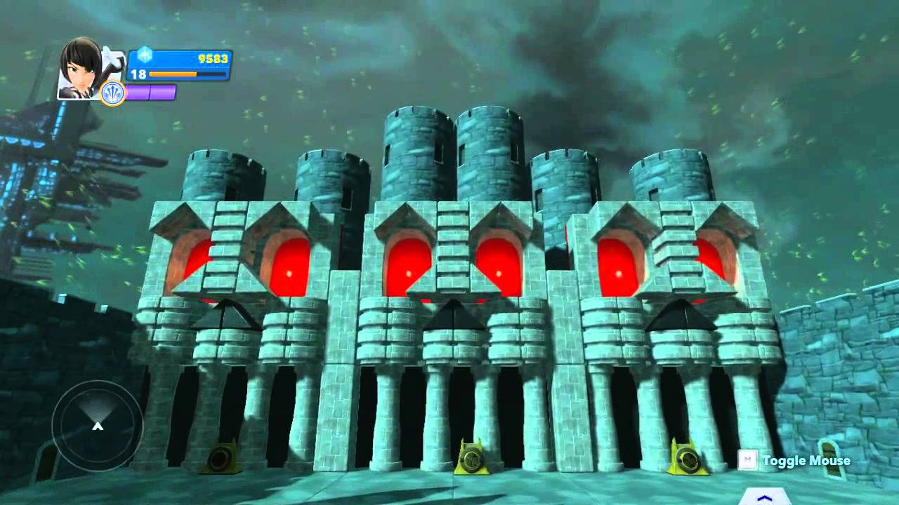 Disney Infinity 2.0 Quorra Gameplay Night Castle Remastered YouTube