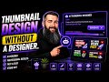 How to Design Thumbnails with AI Without a Designer