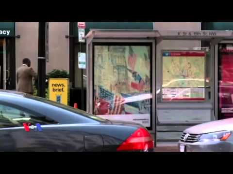 ხელოვნების ნიმუშები ბილბორდებსა და მეტროებში