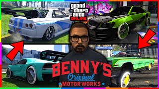 Los Mejores COCHES del TALLER de BENNY´S en GTA 5 Online | Mejores COCHES GTA Online 2024