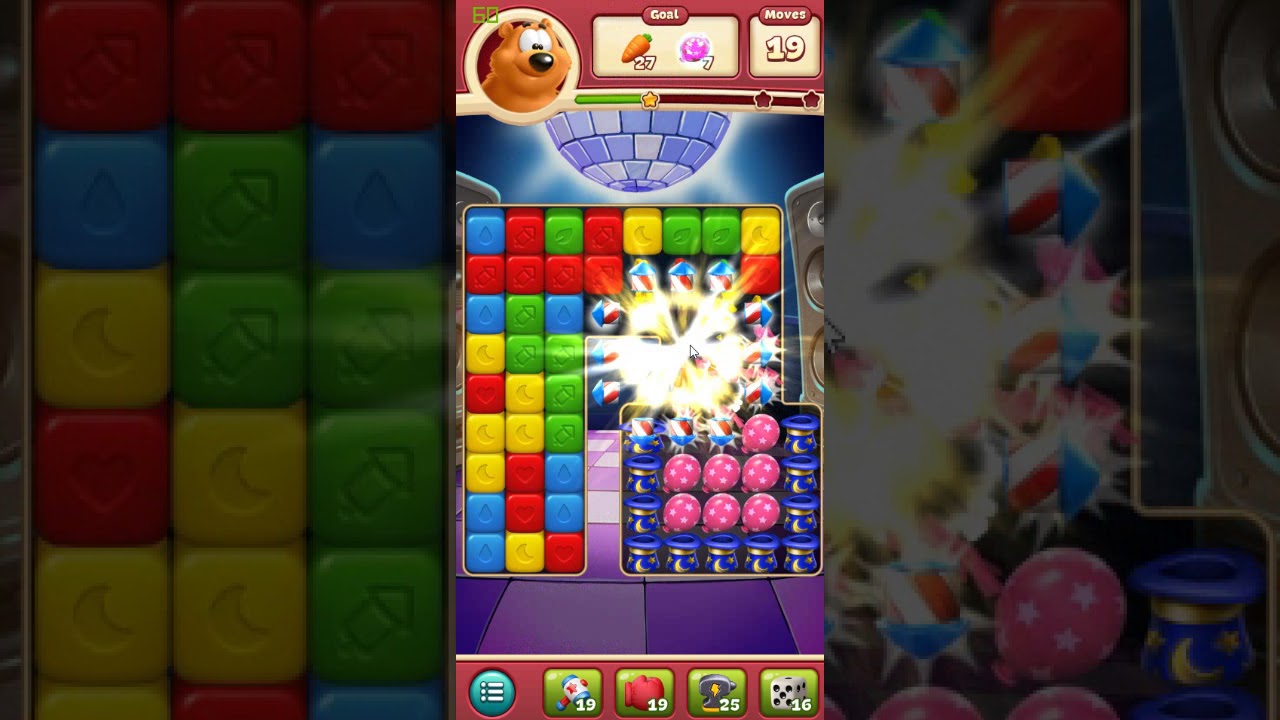 Toon Blast level 407 no boosters 😈