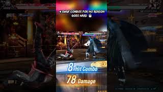 4 EWGF combos for no reason go hard 🔥 #tekken8 #deviljin #t8 #ewgf #combo