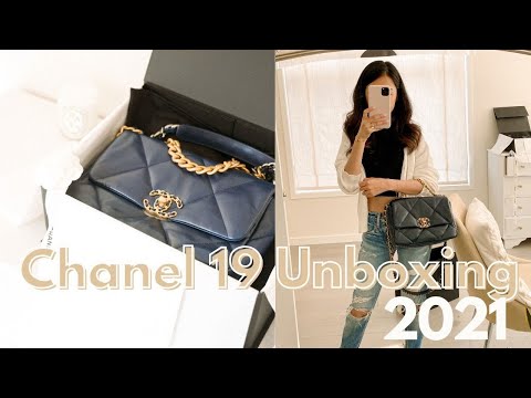 New Chanel 19 Handbag Unboxing  First Impressions + What's In My Bag 