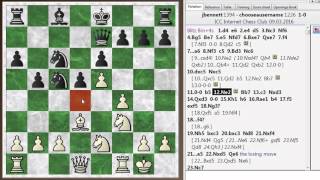 Blitz chess postmortem #612: French defense - Classical variation