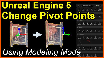 Pivot Point tips for Unreal Engine 5 using Modeling Mode  #UE5 #UnrealEngine