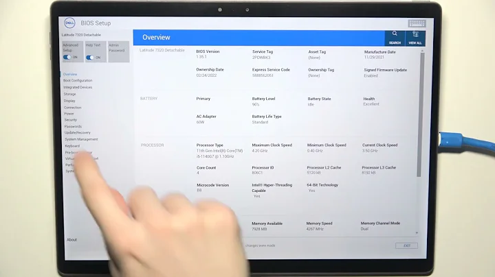 DELL 7320 Detachable – Cara Mengaktifkan atau Menonaktifkan Wake dari USB-C Dock