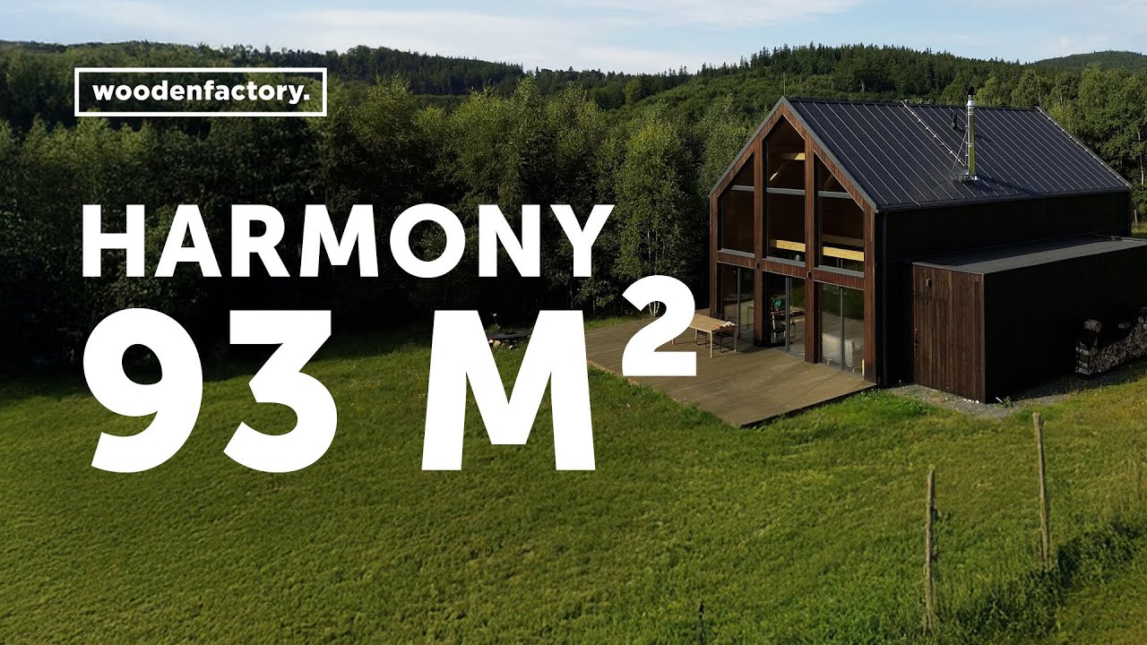 Drewniany DOM MARZEŃ z SAUNĄ na odludziu! Harmony 93 m2  | Woodenfactory