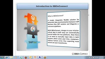 SBOeConnect- Magento SAP B1 Integration Short Demo