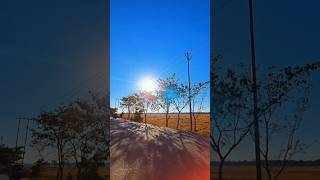 "सुबह का शांत सफर: खुली सड़कें और सूरज की रोशनी"#SunriseDrive #ViralShorts