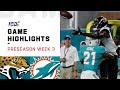 Jaguars vs. Dolphins Preseason Week 3 Highlights | NFL 2019