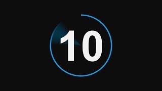 Countdown Timer 10 seconds with Sound Effect 4K Free Download