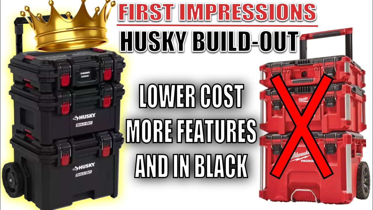 NEW HUSKY BUILDOUT - BEST Modular Toolbox for the MONEY? 