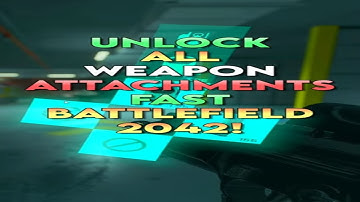 How To Unlock Weapon Attachments Fast! - Battlefield 2042! #battlefield  #battlefield2042 #bf2042