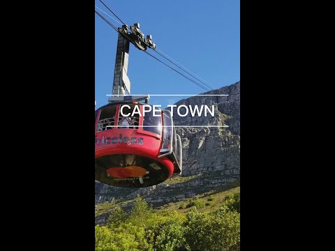 Cape Town'da Bulutların Üzerine Çıkaran Teleferik! #capetown #tablemountain #southafrica #teleferik