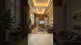 Small Space Luxury Living Room Transformation 🔥#construction #timelapse #viral #shortsfeed #shorts