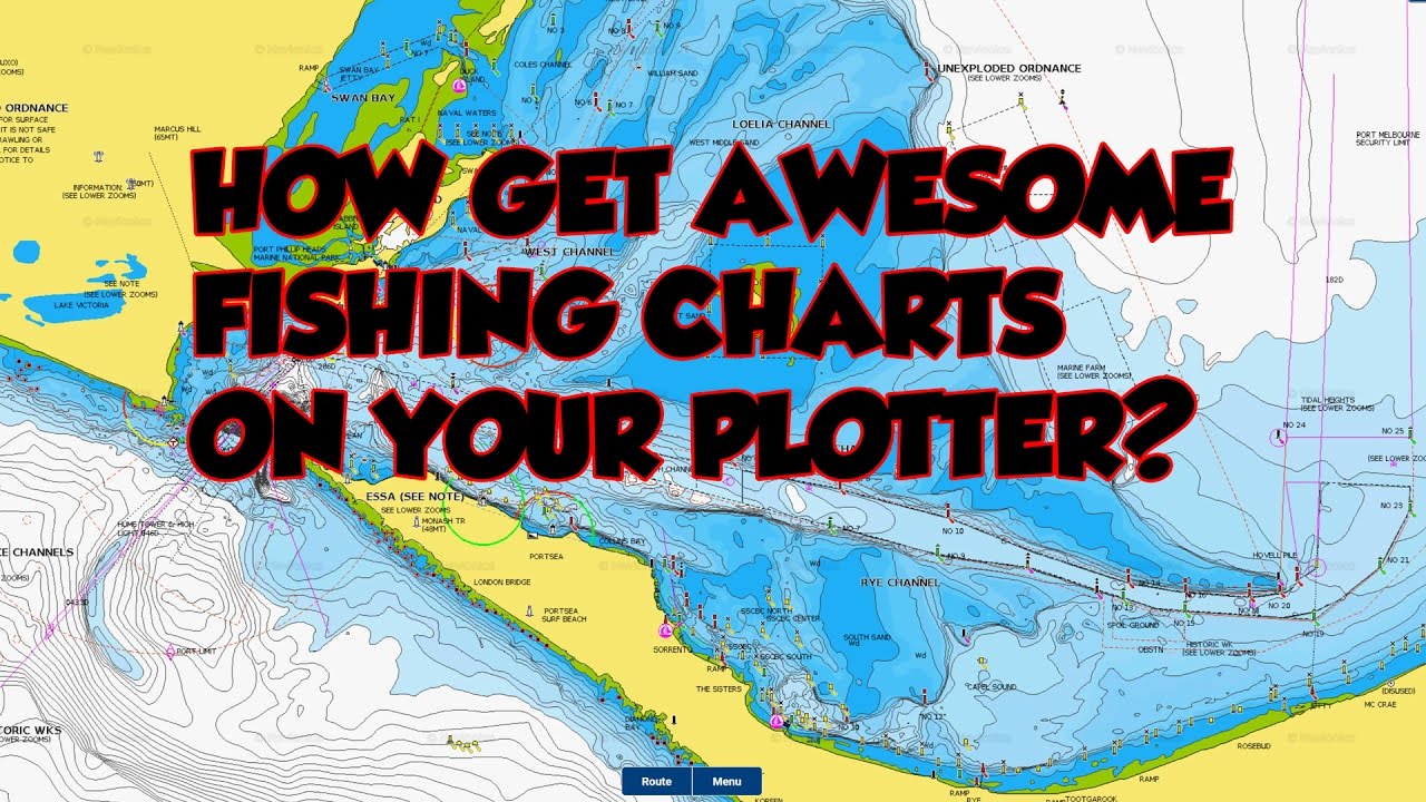 Fishing Charts Mapping Gps Coordinates