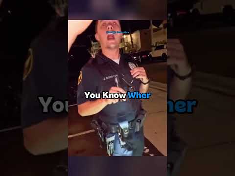 Rookie Cop Tries to Assert Authority Gets Educated