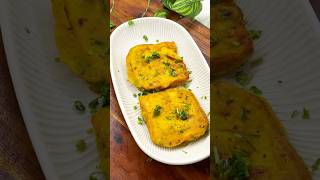 Crispy Besan Bread Pakora ❤️ #shorts #bread