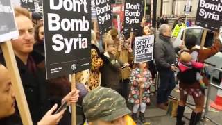 Dont  bomb  Syria  campaign