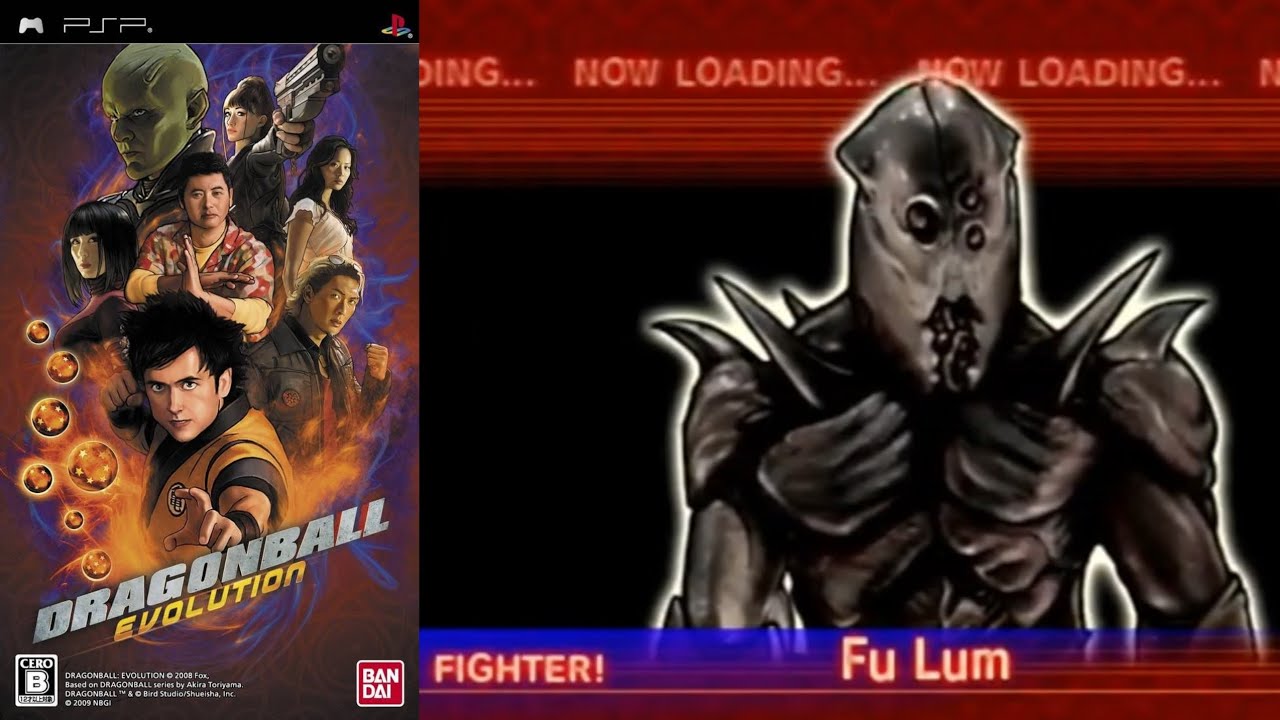 [PSP]龙珠 进化 街机模式 龙难度 Fu Lum [黑桃骑士 游玩] - YouTube