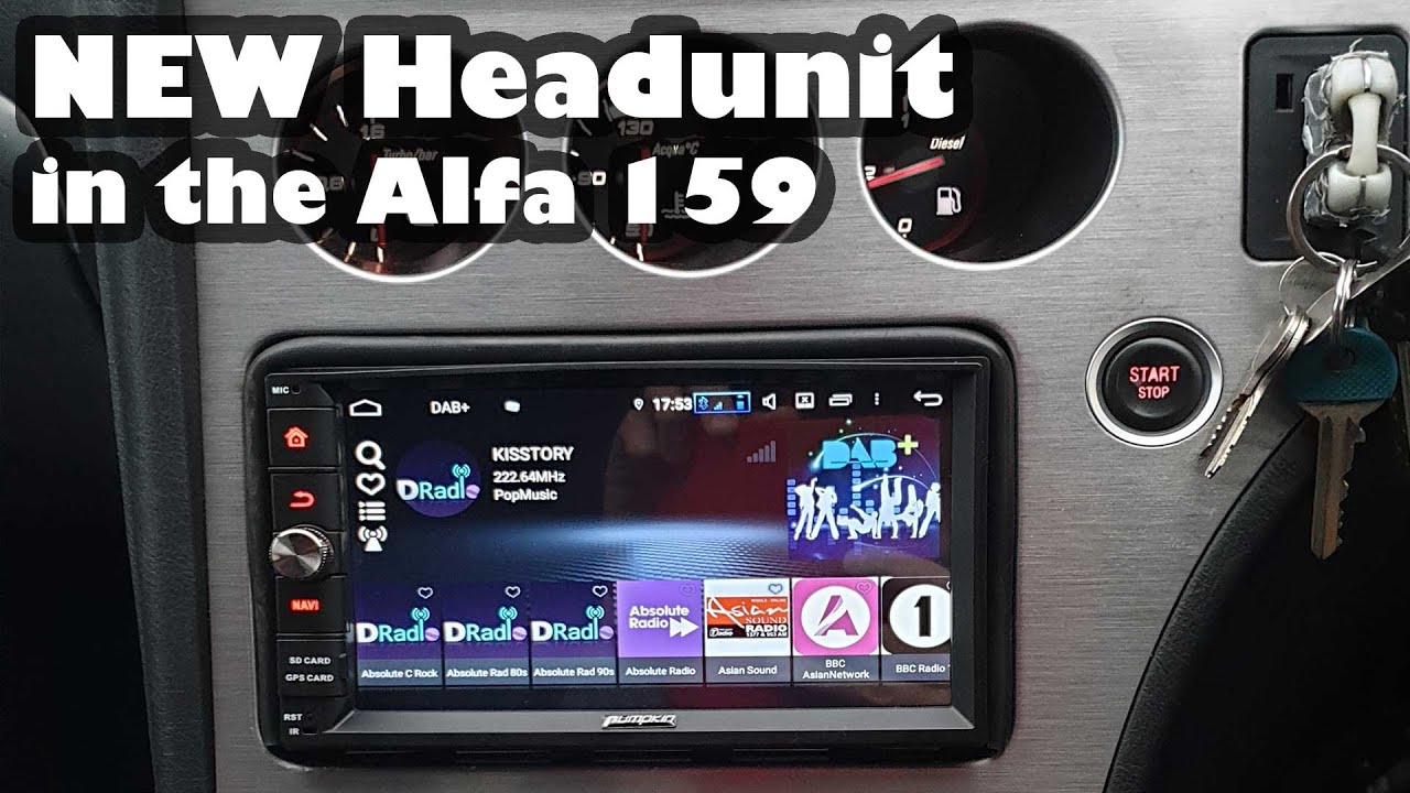 Autoradio tactile GPS Bluetooth Android & Apple Carplay Alfa Romeo