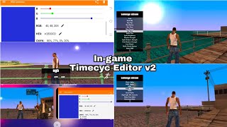 In-game | Timecyc Editor v2 Support AML For Gta Sa Android