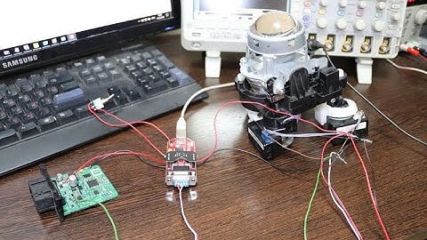 Управление корректором фар по шине LIN