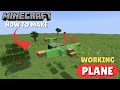 How to make a Working Plane in Minecraft | Tutorial