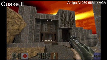 Quake II Amiga A1200 060 66Mhz AGA