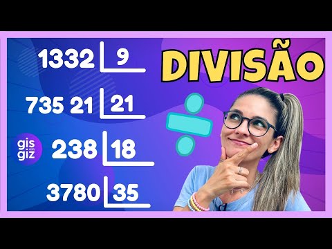 Divisão  Divisão Mtemática com a Gis #matematica #math