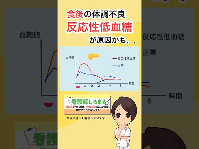 食後の異常な空腹感の正体は反応性低血糖かも