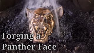 Forging a Snarling Panther Face